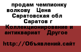 продам чемпионку волкову › Цена ­ 8 000 - Саратовская обл., Саратов г. Коллекционирование и антиквариат » Другое   